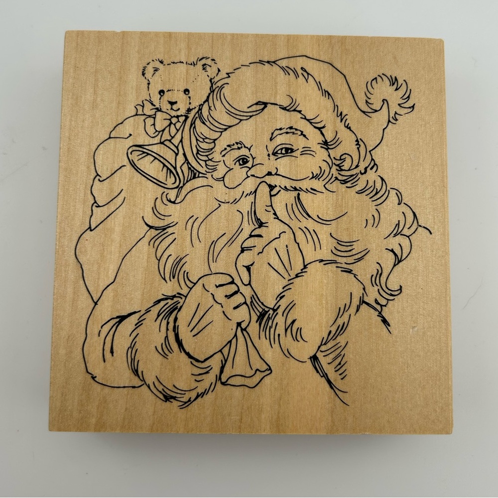 Recollections “Christmas | Noel ” Wood Mount Stamp